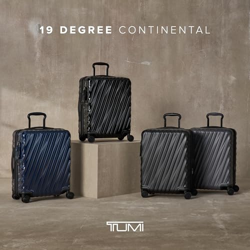 TUMI - 19 Degree Large Expandable Carry-On - 4-Wheeled Carry-On Bag - Travel Accessories - 21.8" X 15.8" X 9.0" - Matte Black