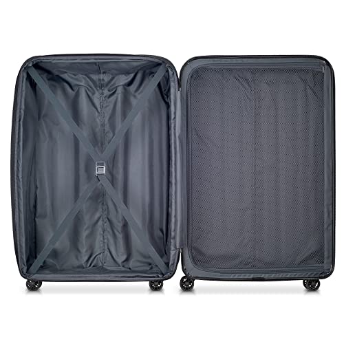 DELSEY PARIS Helium Aero Hardside Expandable Luggage with Spinner Wheels, Titanium, Checked-Large 28 Inch