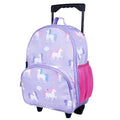 Wildkin Kids 16 Inch Rolling Luggage for Boys & Girls – Lightweight Carry-On Suitcase with Telescoping Handle & Rolling Wheels for School, Travel & Overnight Trips, Ages 3–7 – Unicorn