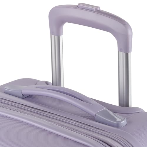 SwissGear 7366 Signature Hardside Expandable Luggage with Spinner Wheels, TSA Lock, Cup-Holder, Evening Haze, 3-Piece Set (19/23/27)