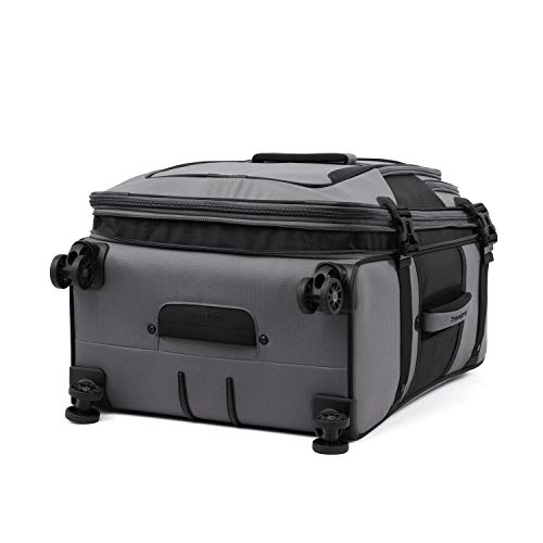 Travelpro Bold Softside Expandable Check in Spinner Luggage, Check in 26-Inch, Grey/Black