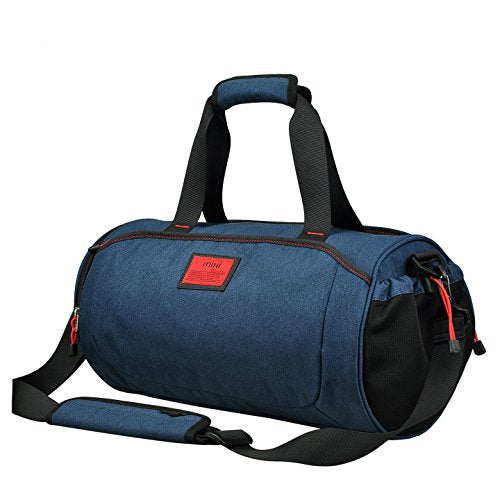 Cool NEW! Duffel Style Carry On Sports Travel Bag with Shoulder Strap, Zippered Compartments