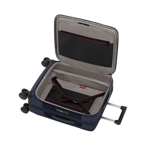 Victorinox Werks Traveler 7.0, Global Carry-On, 8-Wheel Softside Expandable Cabin Case, Navy Blue
