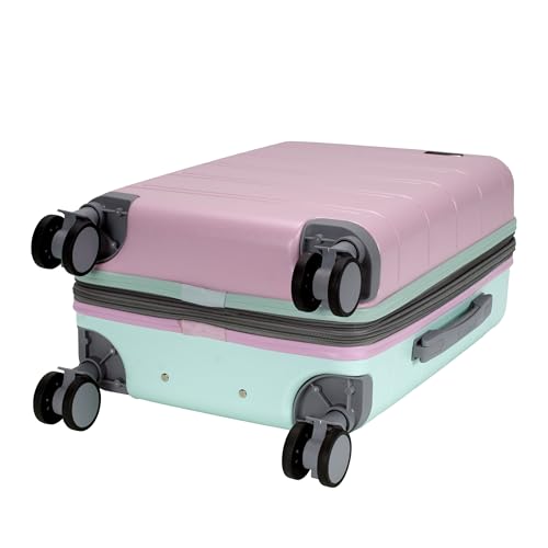 Rockland Tahoe Hardside 20" Expandable Spinner Wheel Carry-on, Mint