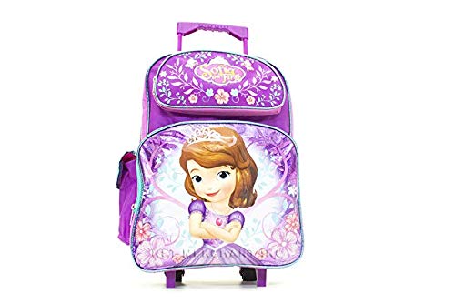 16" Inch Disney Sofia Rolling Backpack