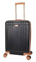 Dockers Hooper Hardside Expandable 8-Wheel Spinner Travel Carry On Luggage, 20-Inch, Black