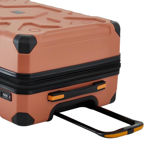 Wrangler ATG Outland Expandable Hardside Luggage, Raw Sienna, 3 Piece Set