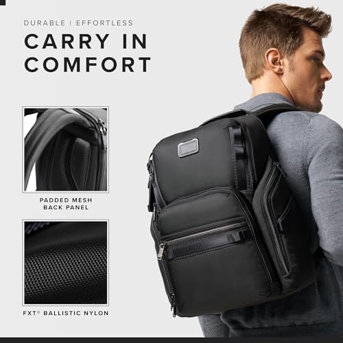 TUMI - Alpha Bravo Search Backpack - Laptop Backpack for Men & Women - Backpack for Work & Travel - 17.0" X 14.0" X 8.3" - Black