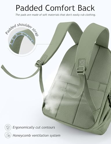 Uselike Travel Backpack for Women, 15.6 Inch Laptop Backpack, Quilted College Bookbag, Cute Work Backpacks, Water Resistant