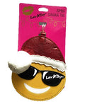 Luv Betsey Johnson Jumbo Luggage Tag Smiling Santa