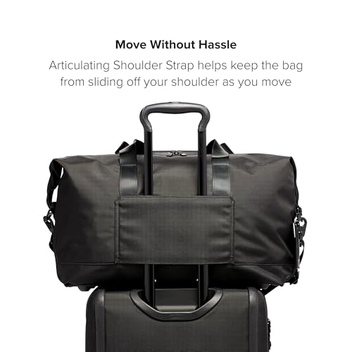 Tumi Alpha 3 Double Expansion Travel Satchel, Official Product, 1.1 gal (31 L) 0 cm 6.2 lbs (2.9 kg), Black, One Size