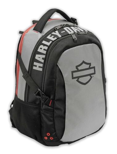 Harley-Davidson Renegade III Classic Bar & Shield Air Flow Design Backpack, Gray