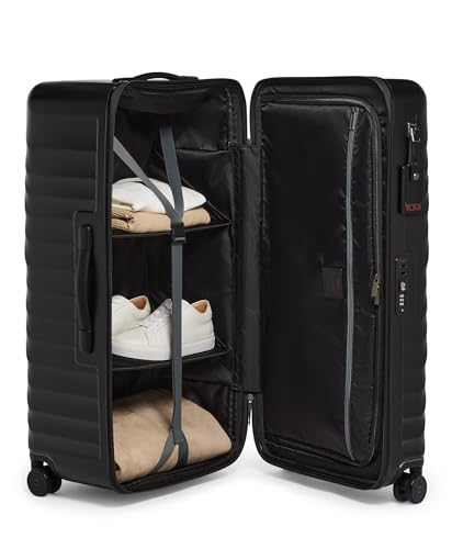 TUMI - 19 Degree Large Trunk - 4-Wheeled Durable Hard Shell Checked Luggage - TSA Lock - 31.3" X 15.8" X 14.8" - Black Texture