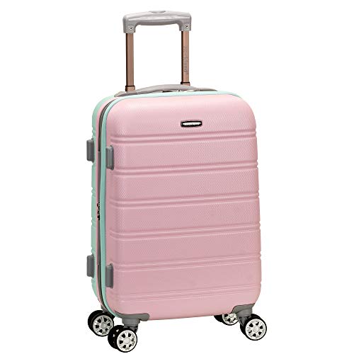 Rockland Melbourne Hardside Expandable Spinner Wheel Luggage, Carry-On 20", Mint