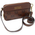 BADGLEY MISCHKA Madalyn Vegan Leather Pouch Belt Bag (Tan)