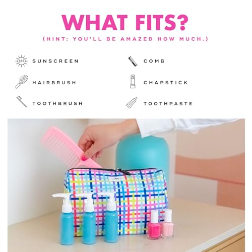 SCOUT Packin' Heat Toiletry Bag - Makeup, Toiletry & Cosmetic Bag, Fits Full Size Items, Inside Pocket, Water-Resistant, Zips Closed
