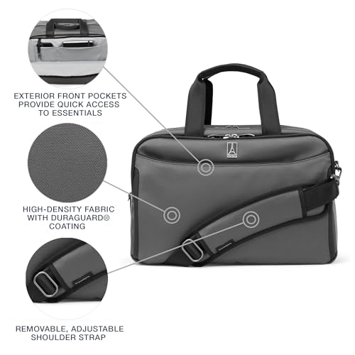Travelpro Crew Classic Lightweight Softside Luggage, Underseat Travel Tote Bag, Men and Women, Titanium Grey