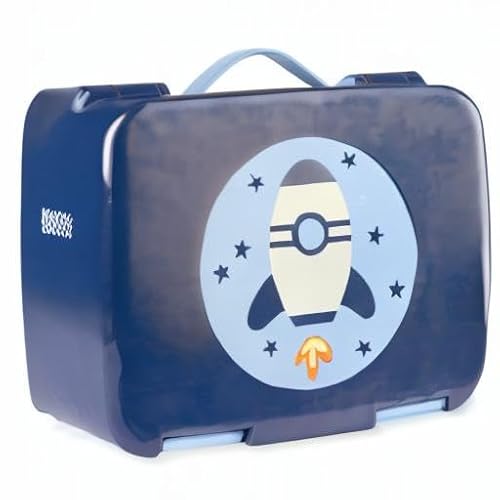 Skip Hop Kids Bento Lunch Box, Ages 3+, Sparks Rocket