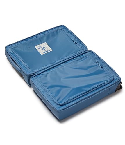 JanSport Good Latitude Carry On Spinner Suitcase - 42L Water Resistant Travel Luggage with 16 Inch Laptop Sleeve - Durable Lightweight Rolling Hardside Softside Carry-on Bag, Elemental Blue