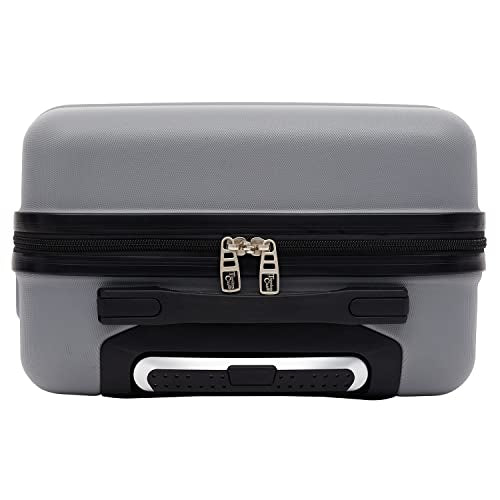 Travelers Club 22" Richmond Spinner Carry-On Luggage, Charcoal