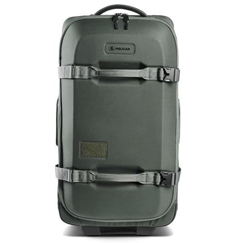 Pelican Aegis Luggage - Check in Duffel Bag with Wheels - 28 Inch Suitcase with Wheels (Charcoal)