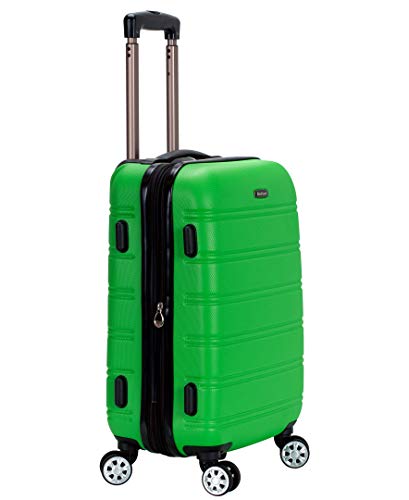 Rockland Melbourne Hardside Expandable Spinner Wheel Luggage, Carry-On 20", Green