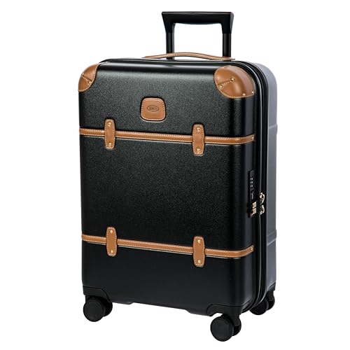 Bric's Bellagio 21" Expandable Cabin Trolley, Airline Approved, Spinner - Black