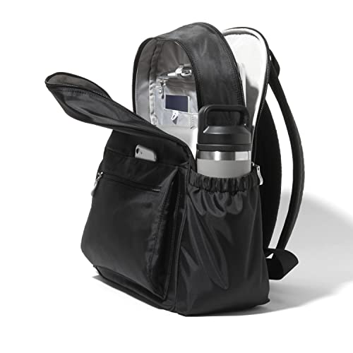 Baggallini Essential Laptop Backpack - 16x12 Inch Travel Backpack with 16" Laptop Sleeve - Lightweight Luggage Backpack