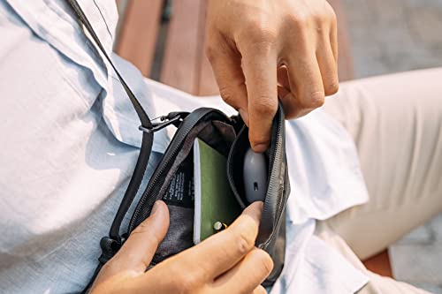 NOMATIC Black Access Pouch: Versatile Sling, Anti-Theft Messenger, and Crossbody Bag for Women and Men - Perfect for Daily Use, Compression Hiking Sling, Organizer Travel Pack - Stylish and Practical
