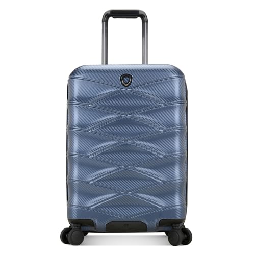 Traveler's Choice Granville II Polycarbonate Expandable Spinner Luggage, Navy, 2 Piece Set (21/29)