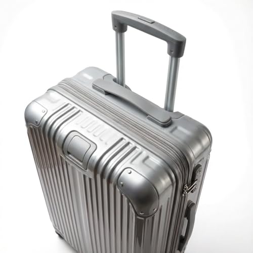 Gabbiano 9060 3 Piece PC Luggage Set – Expandable Hardshell Suitcase with Add-A-Bag Strap, TSA Lock & 8-Wheel Spinners – Lightweight (20" Carry On, 26" Medium, 30" Large) (Silver, Carry-on)