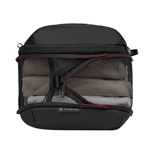 Victorinox Travel Essentials, Packing Cube Set, Three Compressible and Expandable Bags - Black