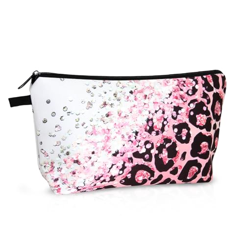 Small Makeup Bag for Travel, Mini Makeup Pouch, Cute Cosmetic Bag for Women, Toiletry Bags, Make Up Brush Skincare Organizer, Pouches for Travel Accessories