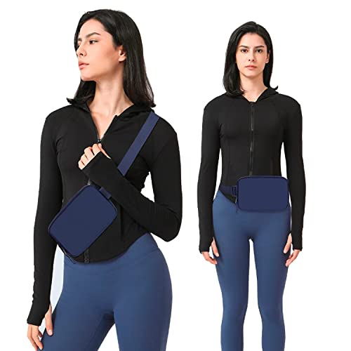 Belt bag Fanny pack crossbody bags for women Everywhere belt bag (blue)