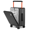 Joyway Hardshell Carry on Luggage with Front Pocket, Lightweight Hardside 20 Inch Suitcase with Spinner Wheels and TSA Lock (Black, Carry on Luggage-20 Inch)