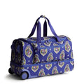 Vera Bradley Women's Ripstop Adair Rolling Duffel Travel Bag, Kew Gardens Blue, One Size