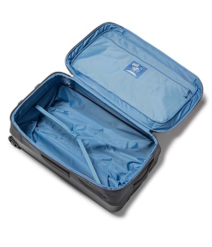 Jansport Good Latitude 95L Rolling Duffel Bag - Checked Bag, Heavy Duty Travel Suitcase with Wheels, TSA Lock & Polycarbonate Hard Shell Bottom, Smokey Grit