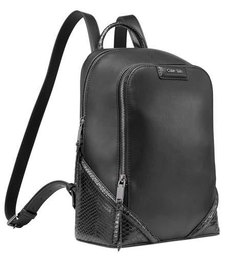 Calvin Klein Iver Organizational Backpack, Black/Gunmetal, One Size