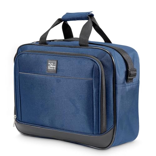 Skyway Luggage Seville 2.0 5-Piece SpinnerLuggage Set, Poseidon Blue