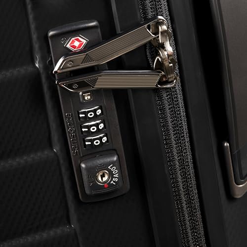 Samsonite Proxis X-Large Hardside Luggage with Dual Spinner Wheels - Innovative Roxkin™ Lightweight Shell With Ultimate Durability- Includes TSA Lock, Ergonomic Telescoping Handle - Black