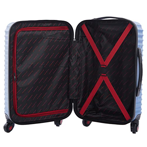 Travelers Club 6 Piece Orion Luggage and Travel Accessories Set, Blue