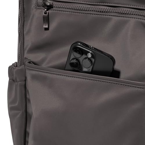 Baggallini Tribeca Expandable Laptop Backpack - 15"x11" Lightweight RFID Computer Bag for Work & Travel with Luggage Sleeve