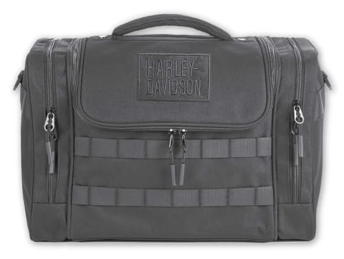 Harley-Davidson Rugged High-Density Polyester Rebel Hop Along Duffel - Black