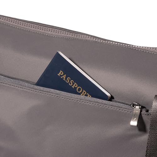 Baggallini Park Ave Overnight Tote - Lightweight 14"x20" Travel Essential Weekender Tote Bag for Women