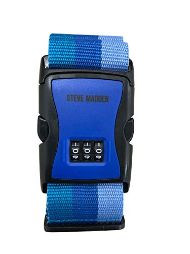 Steve Madden Luggage PP Luggage Tie Strap (Blue)