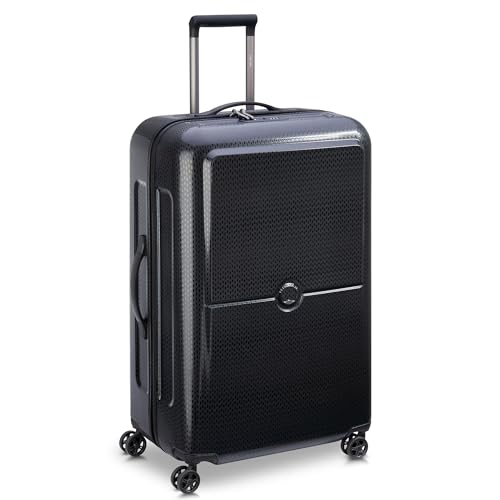 DELSEY PARIS Turenne Hardside Luggage with Spinner Wheels, Black, 2-Piece Set with Soft Pocket (19/27)