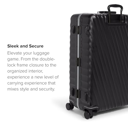 TUMI 19 Degree Frame Extended Trip 4 Wheel Packing Case - Lightweight Suitcase - Hard Shell Luggage - 30.0" X 20.5" X 11.0" - Black Texture