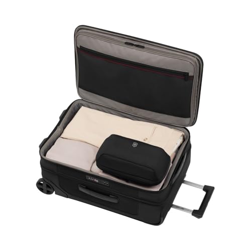 Victorinox Werks Traveler 7.0, 2-Wheel Frequent Flyer Carry-On, 2-Wheel Softside Expandable Cabin Case, Black