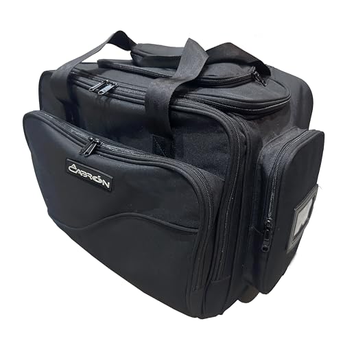 Ay Cabron™ Professional-Grade Pilot Flight Deck Trolley Bag – MADE BY PILOTS FOR PILOTS – Lightweight & Water-Resistant | Airbus & Boeing Compatible. (With Trolley, Large)