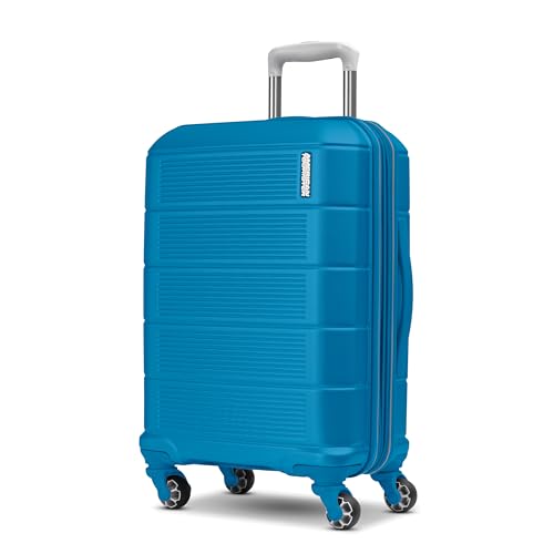 American Tourister Stratum 2.0 Expandable Hardside Luggage with Spinner Wheels, Adriatic Sea, 3-Piece Set (20/24/28)